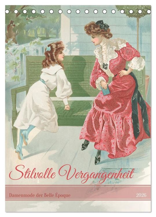 Produktbild: Stilvolle Vergangenheit (Tischkalender 2026 DIN A5 hoch), CALVENDO Monatskalender