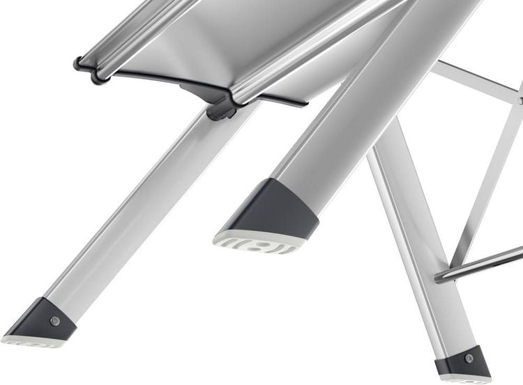 Produktbild: Hailo MK80 ComfortLine 4310-100 Aluminium Klapptritt klappbar Arbeitsh&ouml;he (max.): 2.4 m Silber, Schwarz 3.6 kg