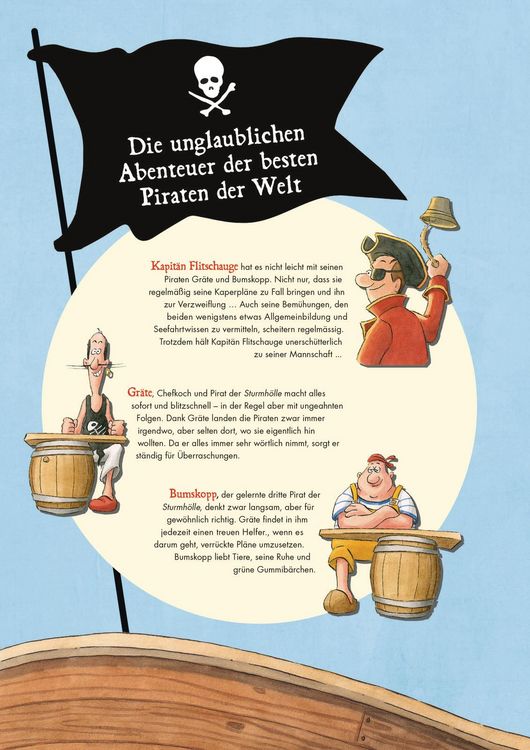 Produktbild: Die Unsinkbaren Drei - Die unglaublichen Abenteuer der besten Piraten der Welt