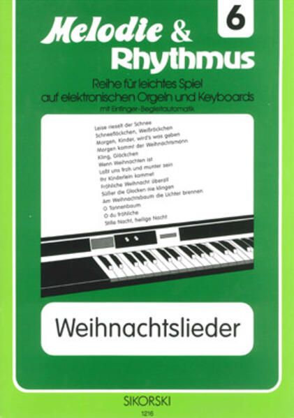 Produktbild: Melodie & Rhythmus, Heft 6: Weihnachtslieder 1
