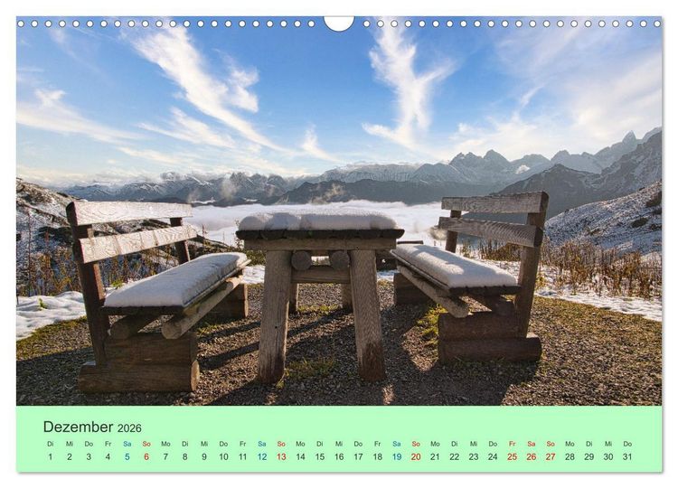 Produktbild: Zauber der Alpen (Wandkalender 2026 DIN A3 quer), CALVENDO Monatskalender