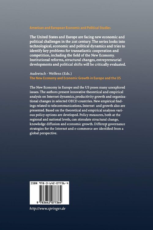 Produktbild: The New Economy and Economic Growth in Europe and the US