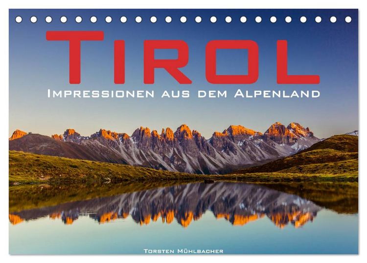 Produktbild: Tirol &ndash; Impressionen aus dem Alpenland (Tischkalender 2026 DIN A5 quer), CALVENDO Monatskalender
