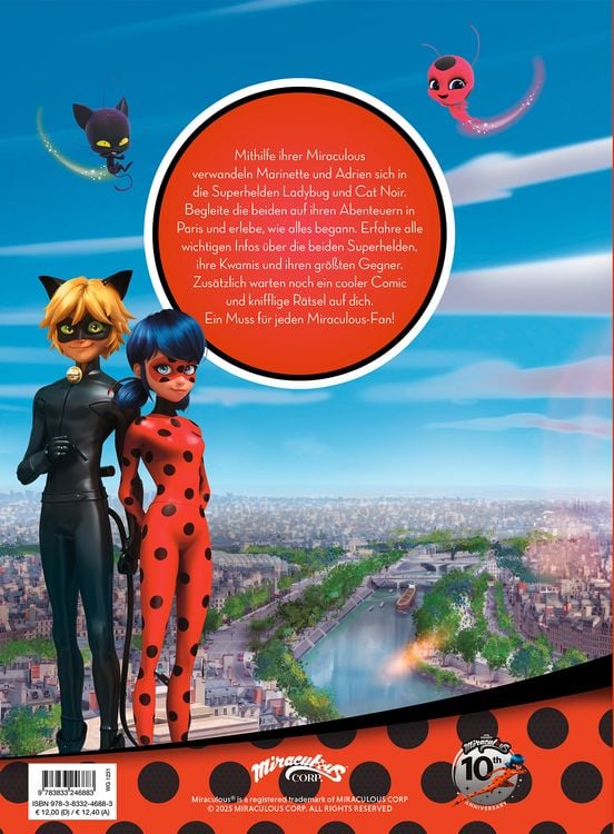 Produktbild: Miraculous: Das gro&szlig;e Jubil&auml;umsbuch - Geschichten, R&auml;tsel, Spiele und mehr!