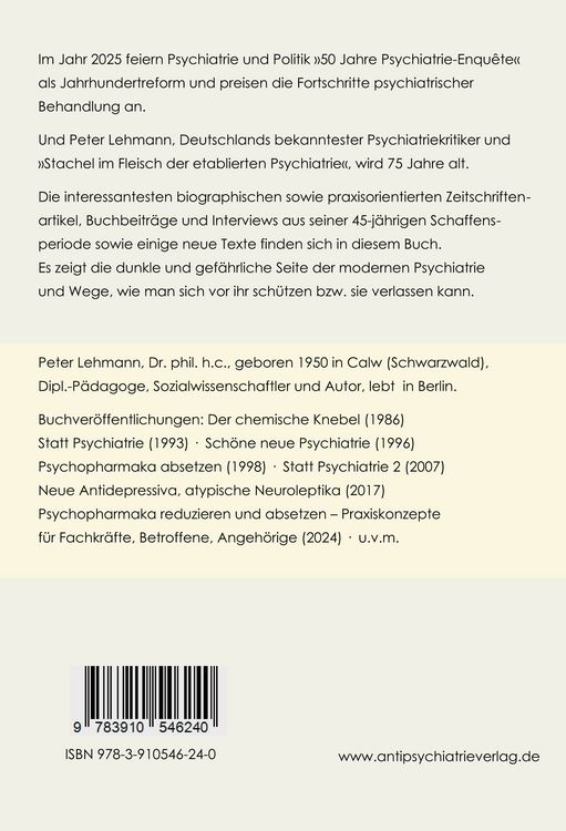 Produktbild: Humanistische Antipsychiatrie