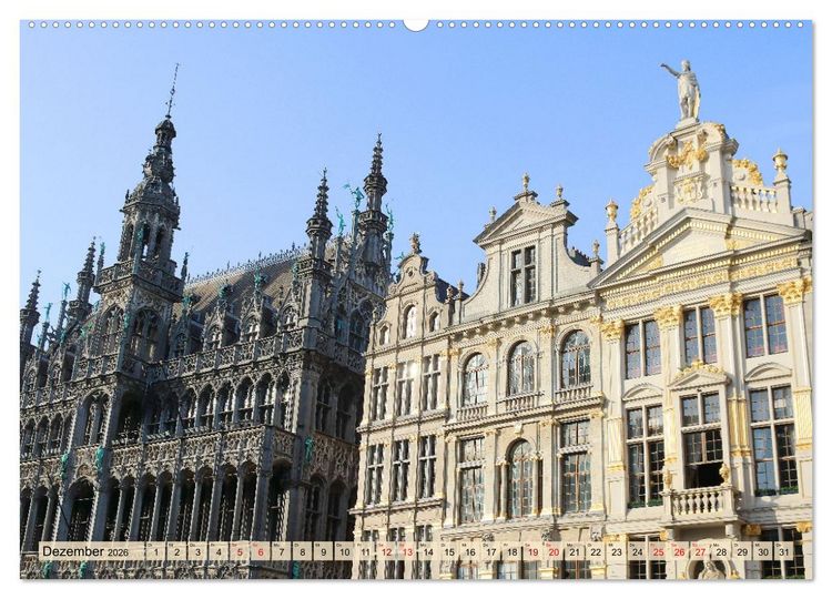 Produktbild: Br&uuml;ssel - Spannende Metropole (Wandkalender 2026 DIN A2 quer), CALVENDO Monatskalender