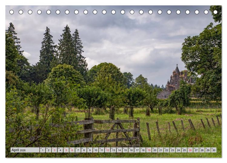 Produktbild: Wundersch&ouml;nes Schottland - Bilderreise durch ein sagenumwobenes Land (Tischkalender 2026 DIN A5 quer), CALVENDO Monatskalender