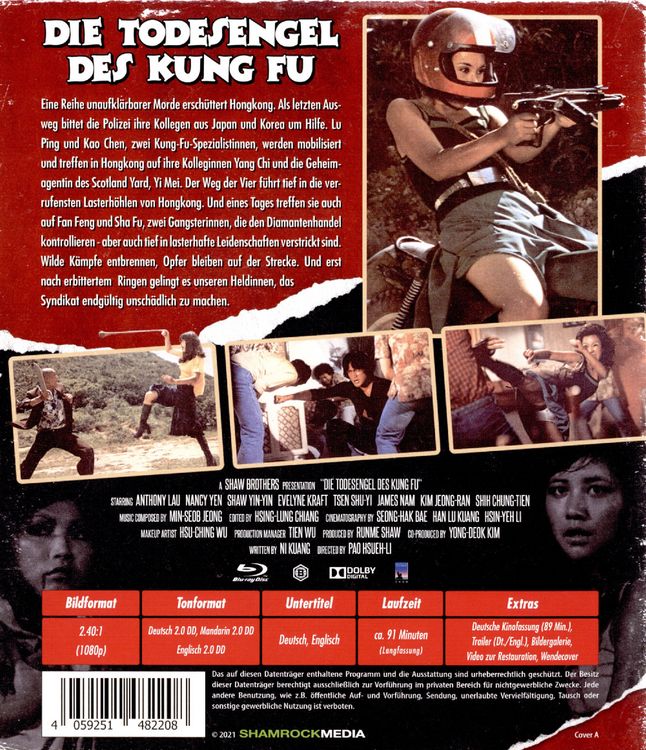 Produktbild: Die Todesengel des Kung Fu - Cover A