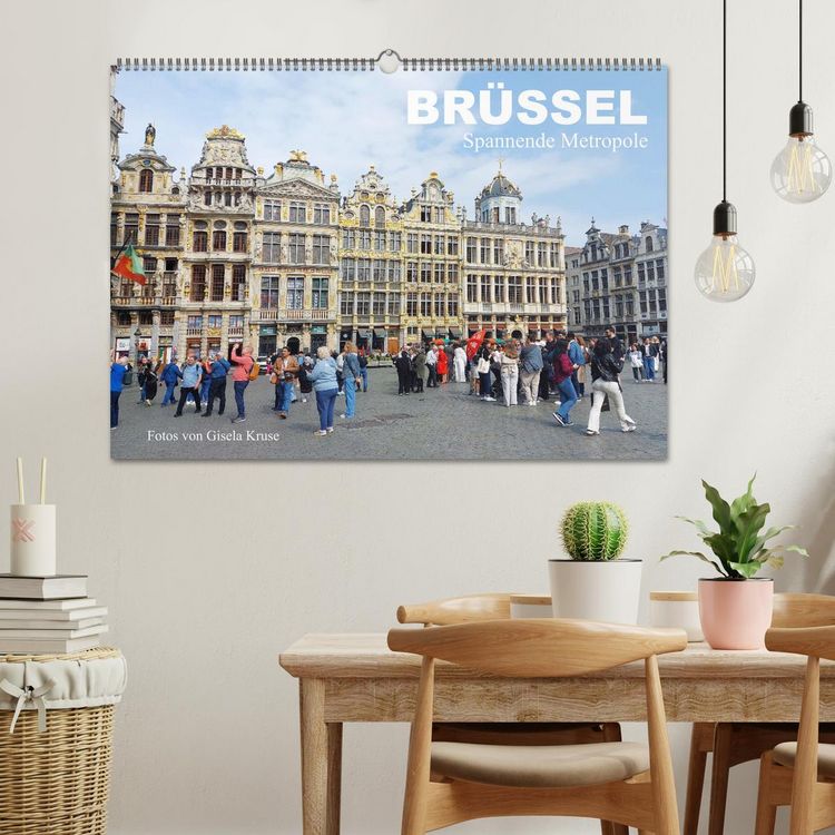 Produktbild: Br&uuml;ssel - Spannende Metropole (Wandkalender 2026 DIN A2 quer), CALVENDO Monatskalender