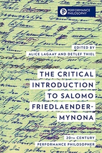 Produktbild: Critical Intro To Salomo Friedpb