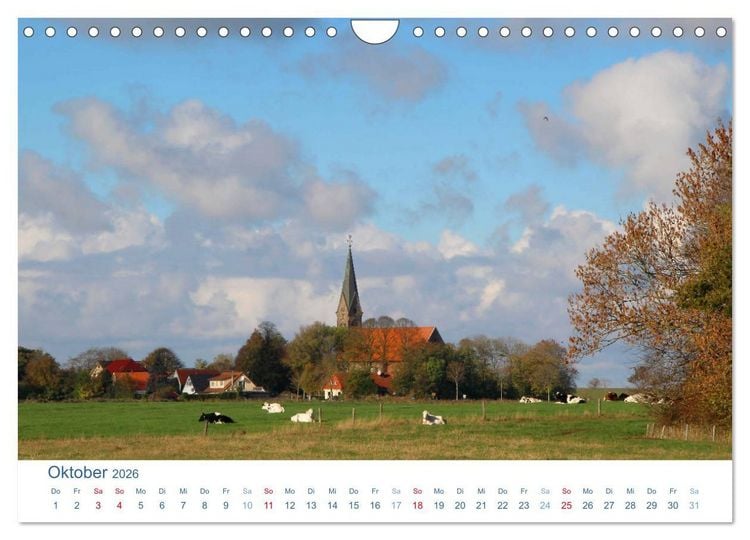 Produktbild: Butjadingen 2026. Impressionen zwischen Jade und Weser (Wandkalender 2026 DIN A4 quer), CALVENDO Monatskalender