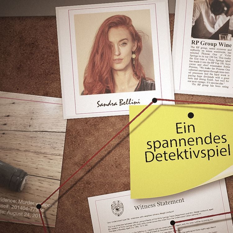 Produktbild: Murder Mystery Case File Der Tote im Weinkeller