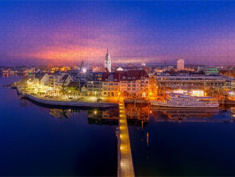 Produktbild: CALVENDO Puzzle Friedrichshafen | 1000 Teile Lege-Gr&ouml;&szlig;e 64x48cm Foto-Puzzle f&uuml;r gl&uuml;ckliche Stunden