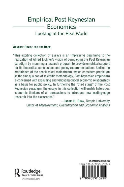 Produktbild: Empirical Post Keynesian Economics