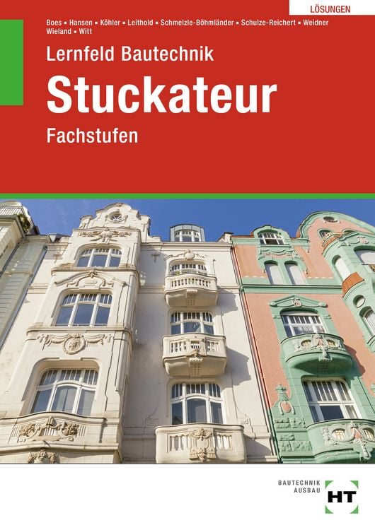 Produktbild: L&ouml;sungen zu Lernfeld Bautechnik Stuckateur