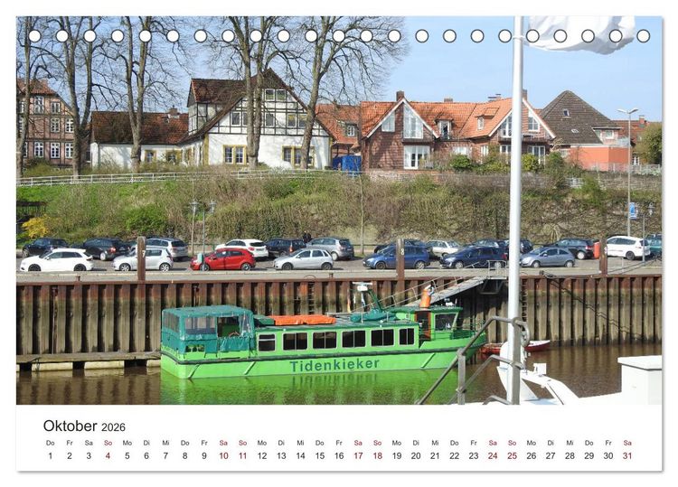 Produktbild: Im Herzen von Stade (Tischkalender 2026 DIN A5 quer), CALVENDO Monatskalender