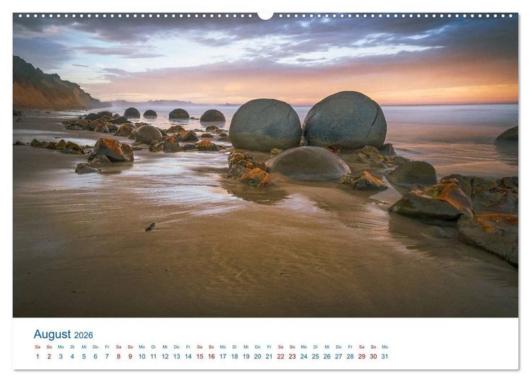 Produktbild: Neuseeland - Das andere Ende der Welt (Wandkalender 2026 DIN A2 quer), CALVENDO Monatskalender