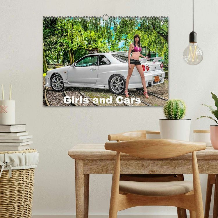 Produktbild: Girls and Cars (Wall Calendar 2026 DIN A3 landscape), CALVENDO 12 Month Wall Calendar