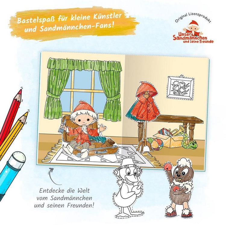 Produktbild: Tr&ouml;tsch Unser Sandm&auml;nnchen Mein erstes Bastelbuch