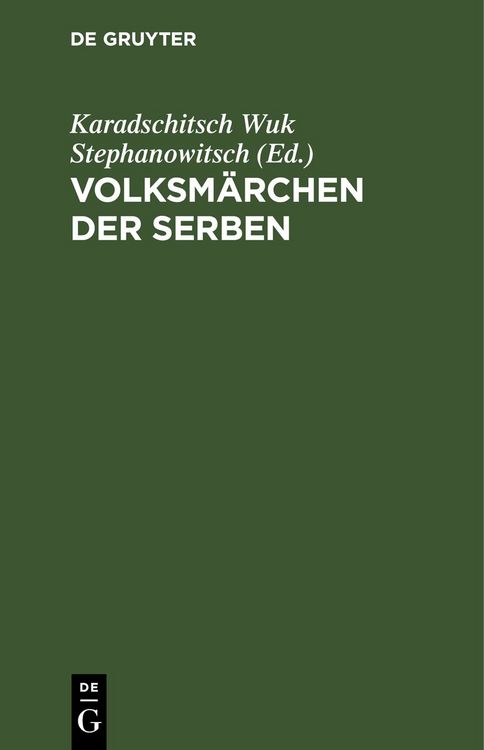 Produktbild: Volksm&auml;rchen der Serben
