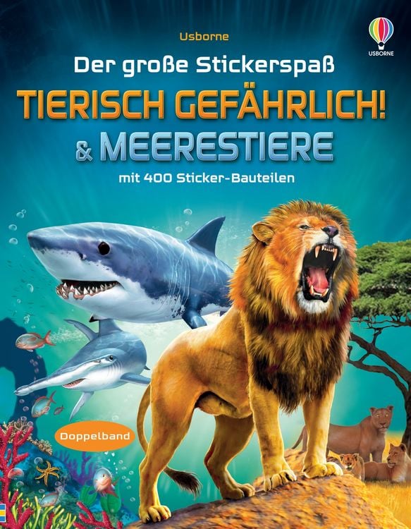 Produktbild: Der gro&szlig;e Stickerspa&szlig;: Tierisch gef&auml;hrlich! & Meerestiere