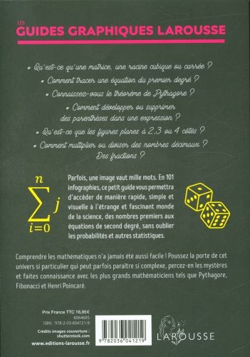Produktbild: Les math&eacute;matiques en 101 infographies