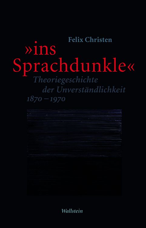 Produktbild: &raquo;ins Sprachdunkle&laquo;
