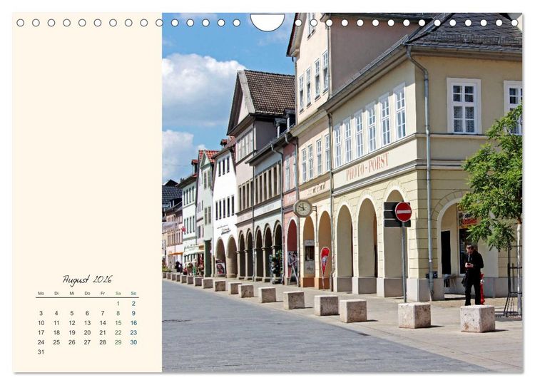 Produktbild: Saalfeld an der Saale &ndash; mein Streifzug durch die historische Altstadt (Wandkalender 2026 DIN A4 quer), CALVENDO Monatskalender
