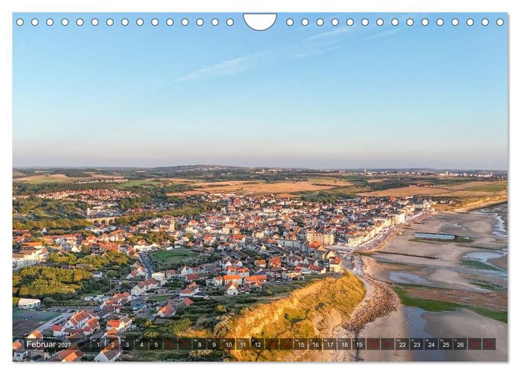 Produktbild: Farbenpr&auml;chtige Opalk&uuml;ste (Wandkalender 2027 DIN A4 quer), CALVENDO Monatskalender
