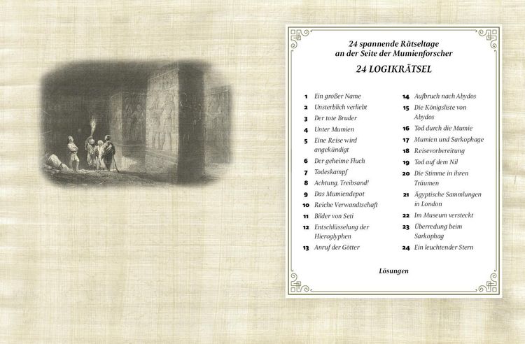 Produktbild: Der Fluch der Mumie Adventskalender der Logikr&auml;tsel