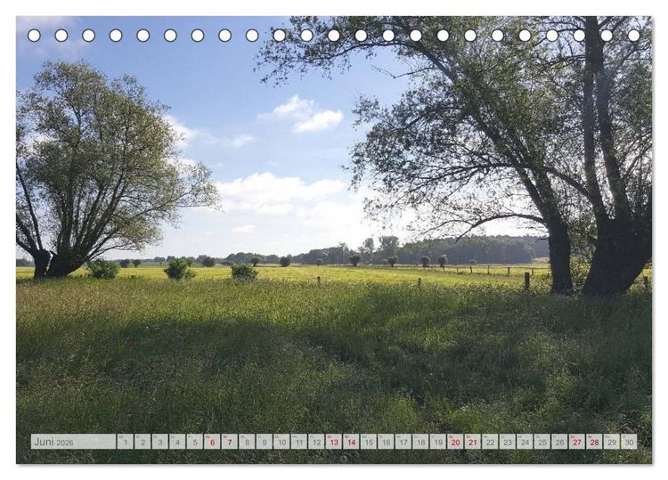 Produktbild: Natur-Paradies Mecklenburgische Schweiz (Tischkalender 2026 DIN A5 quer), CALVENDO Monatskalender