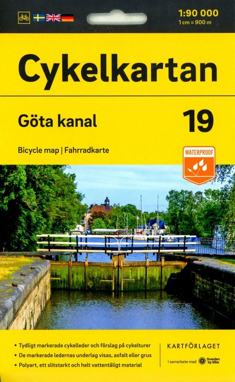 Produktbild: Cykelkartan Blad 19 G&ouml;ta kanal 1:90000