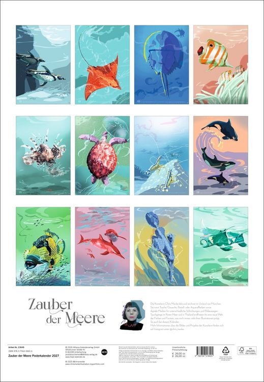 Produktbild: Zauber der Meere Posterkalender 2027