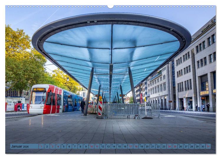 Produktbild: Krefeld Impressionen (hochwertiger Premium Wandkalender 2026 DIN A2 quer), Kunstdruck in Hochglanz