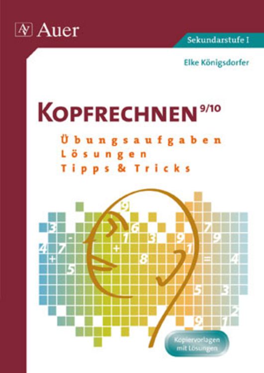 Produktbild: Kopfrechnen Klasse 9/10