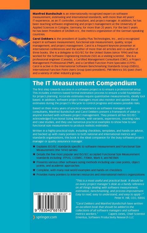 Produktbild: The IT Measurement Compendium