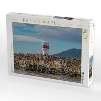Produktbild: CALVENDO Puzzle Patagonien, Tierra del Fuego: K&ouml;nig Kormorane im Beagle-Kanal | 1000 Teile Lege-Gr&ouml;&szlig;e 64x48cm Foto-Puzzle f&uuml;r gl&uuml;ckliche Stunden