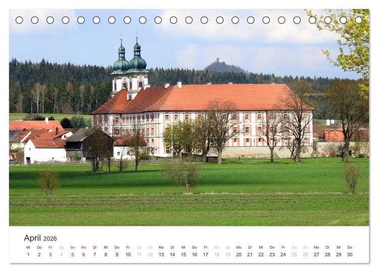 Produktbild: OBERPFALZ KULT.L - Urlaub in Nord-Bayern (Tischkalender 2026 DIN A5 quer), CALVENDO Monatskalender