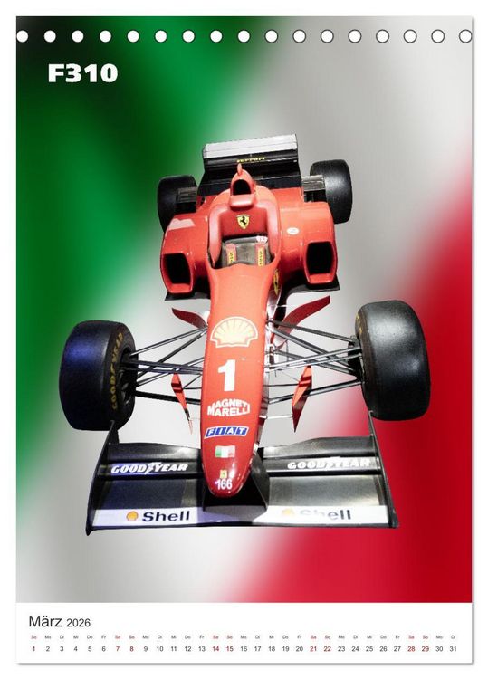 Produktbild: Il Mondo Ferrari (Tischkalender 2026 DIN A5 hoch), CALVENDO Monatskalender