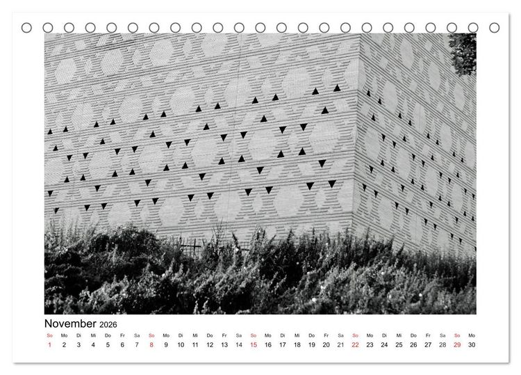 Produktbild: Bochum Black and White (Tischkalender 2026 DIN A5 quer), CALVENDO Monatskalender