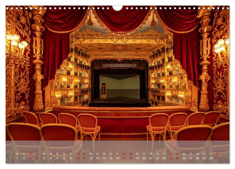 Produktbild: Teatro La Fenice (Wandkalender 2026 DIN A3 quer), CALVENDO Monatskalender