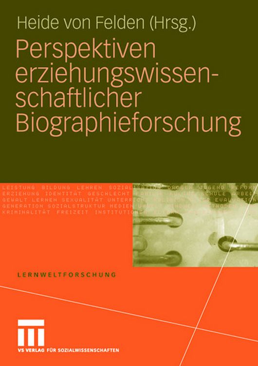 Produktbild: Perspektiven erziehungswissenschaftlicher Biographieforschung