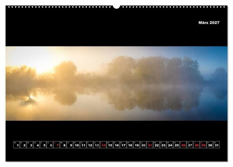 Produktbild: Weitblicke - Panoramen (hochwertiger Premium Wandkalender 2027 DIN A2 quer), Kunstdruck in Hochglanz