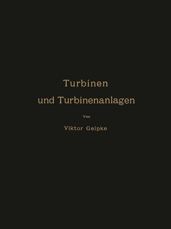 Produktbild: Turbinen und Turbinenanlagen