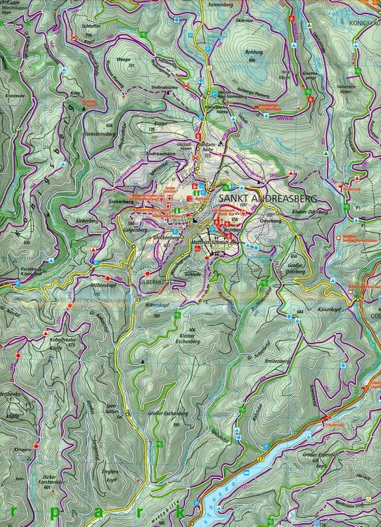 Produktbild: KuF Deutschland Outdoorkarte 17 Brocken - Oberharz