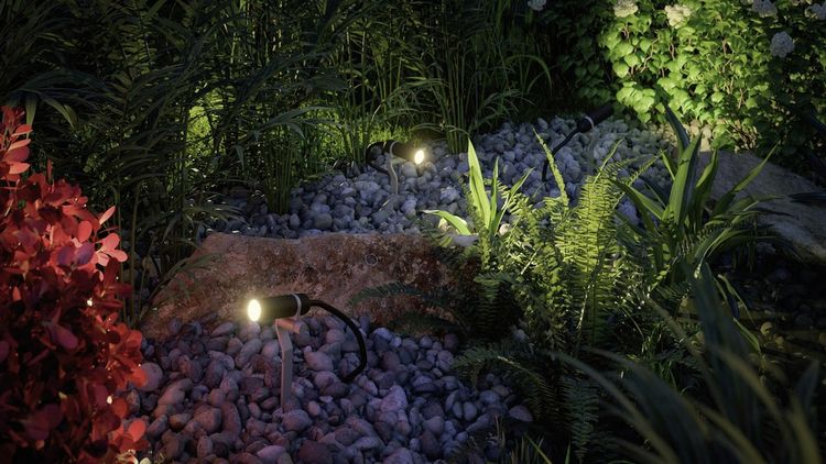 Produktbild: Paulmann Plantini 93997 Beleuchtungssystem Plug & Shine LED-Gartenstrahler LED 2.5 W Warmwei&szlig;