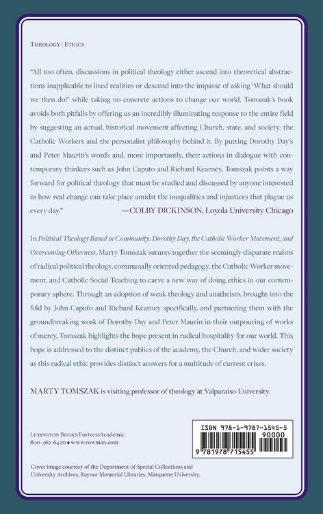Produktbild: Political Theology Based in Community