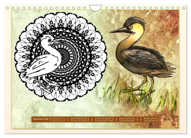 Produktbild: Mandalas 2026 - Beruhigende Momente (Wandkalender 2026 DIN A4 quer), CALVENDO Monatskalender