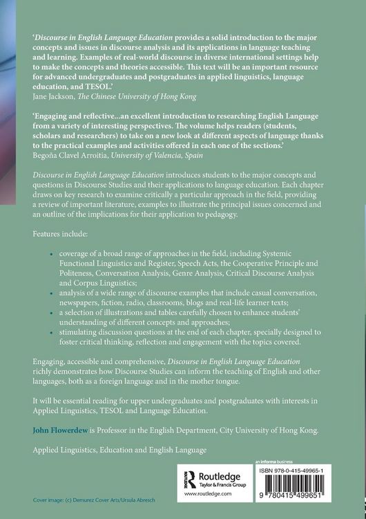 Produktbild: Discourse in English Language Education