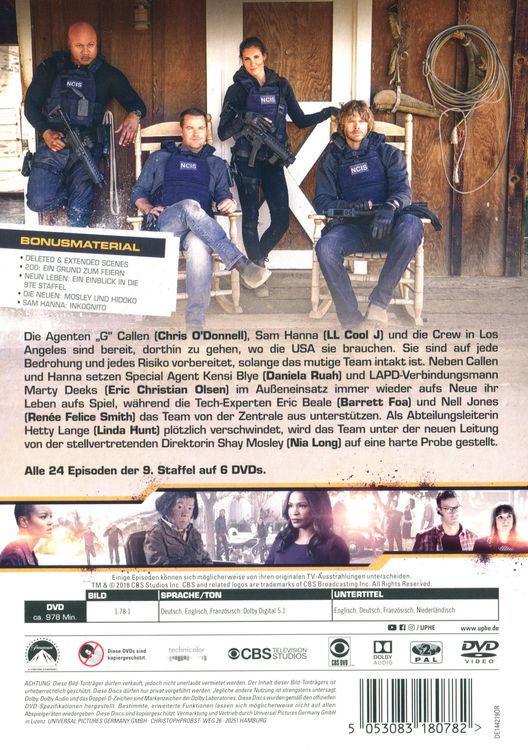 Produktbild: NCIS Los Angeles - Season 9 [6 DVDs]